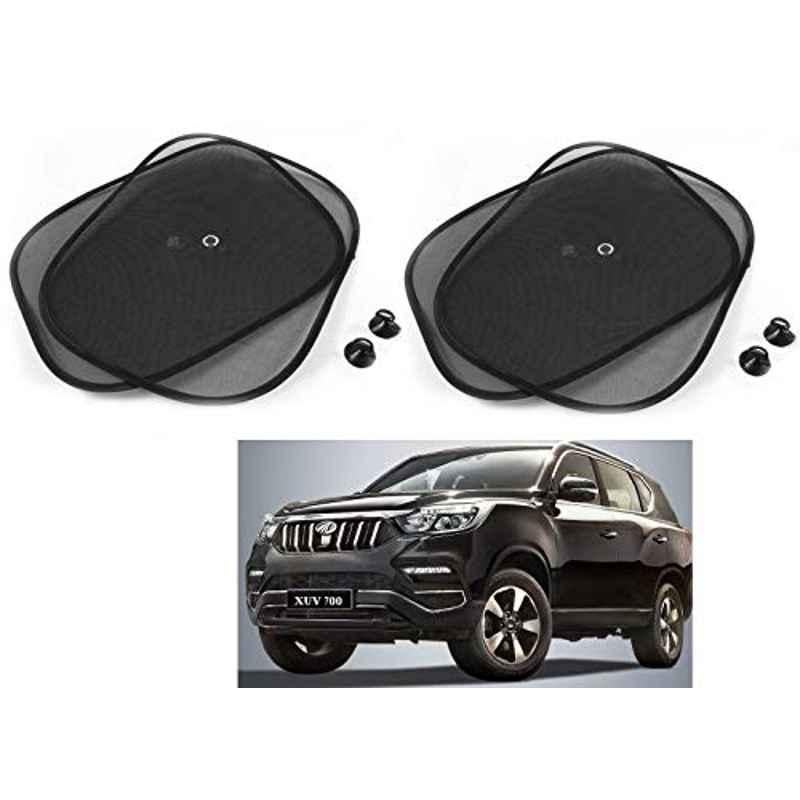 Kozdiko 4 Pcs Black Chipokoo Car Window Sunshade Curtain Set for Mahindra XUV 700 (Alturas G4), koz_79229
