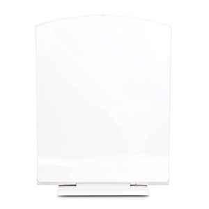 Elegant Casa 41x36cm White Round Sleek Soft-Closing PP Toilet Seat Cover for Commode, A9