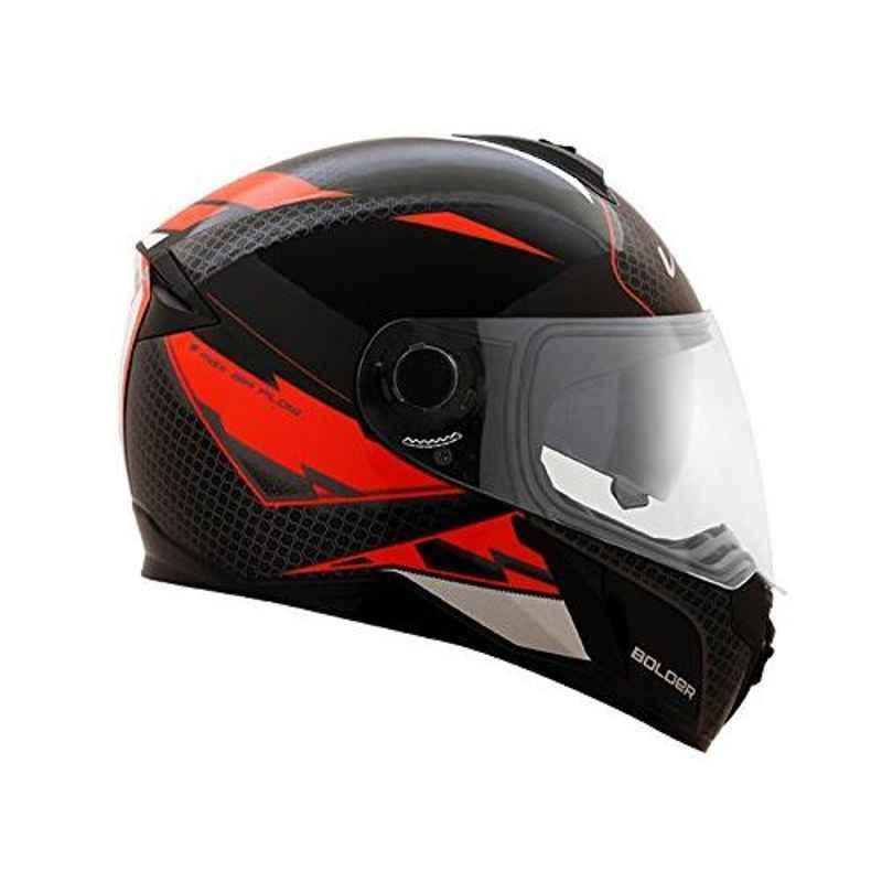 Vega Black & Orange Ryker D/V Bolder Full Face Helmet