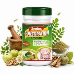 Zenius India 100g Constipation Churan with Amla, Harad, Baheda, Senna, Saindhav, Amaltas, Sajjikhar & Baelgiri for Digestive & Gut Wellness