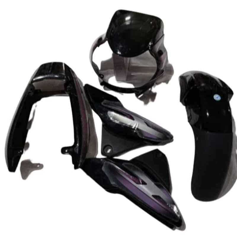 Buy Krayons Black Purple Full Body Kit for Bajaj Discover 125CC