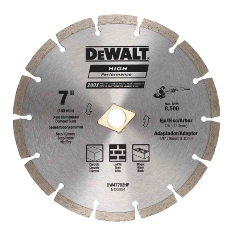 Dewalt 178x7x22 mm High Performance Segmented Rim Wheel, DW47702HP
