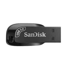 SanDisk Ultra Shift 128GB Type-A USB 3.0 Black Pen Drive, SDCZ410-128G-I35