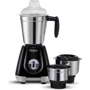 Maharaja Whiteline 550W Black Mixer Grinder with 3 Jars, MX-253