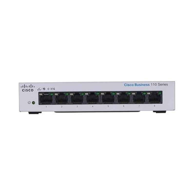 Cisco CBS110 8-Port GEI Desktop Ext PS Unmanaged Switch, CBS1108TDEU