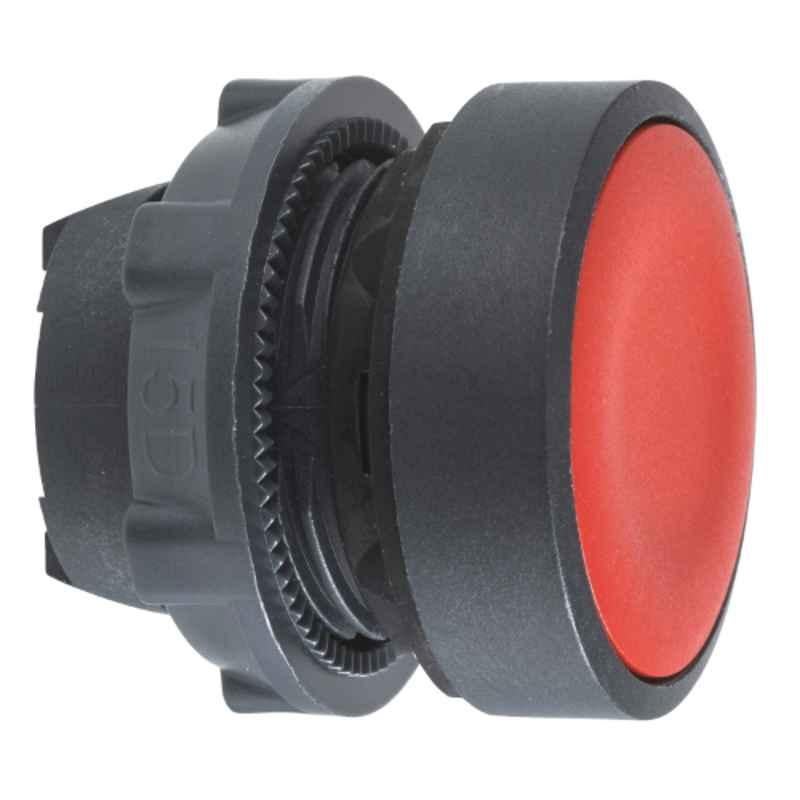 Schneider 22mm Round Red Flush Head for Non Illuminated Push Button, ZB5AH04