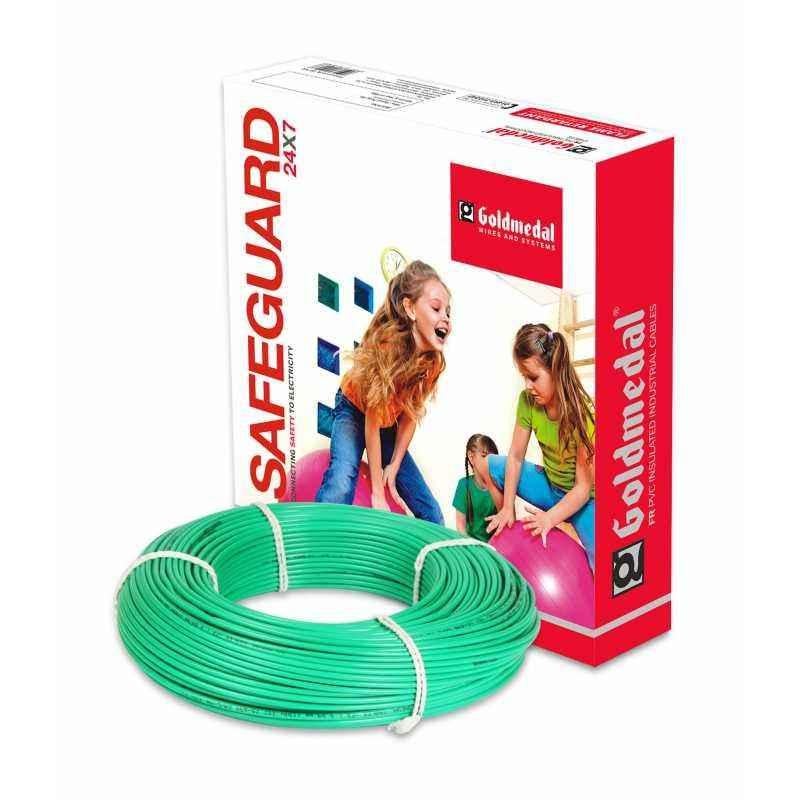 Goldmedal 180m 2.5 Sqmm Green FR PVC Wire