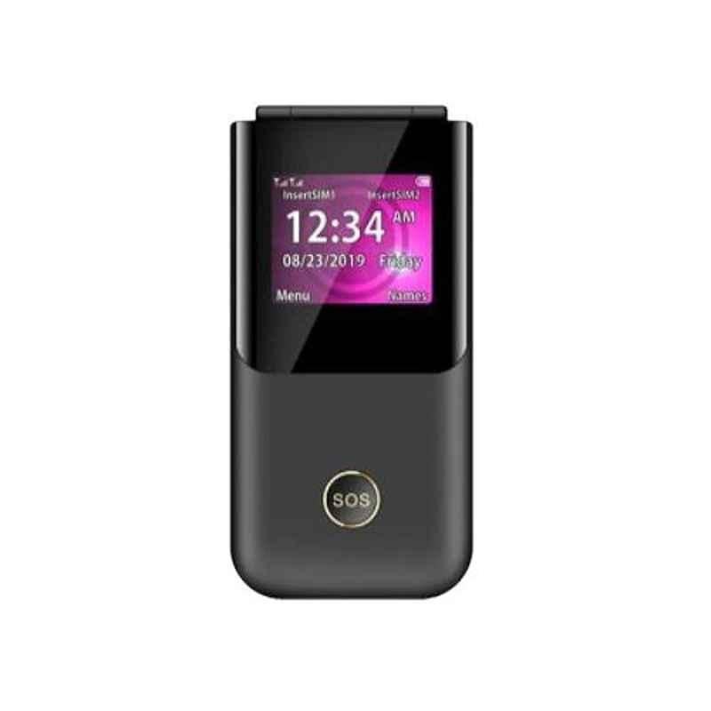 I kall K38 New 1.8 inch Black Folding flip Phone (Pack of 5)