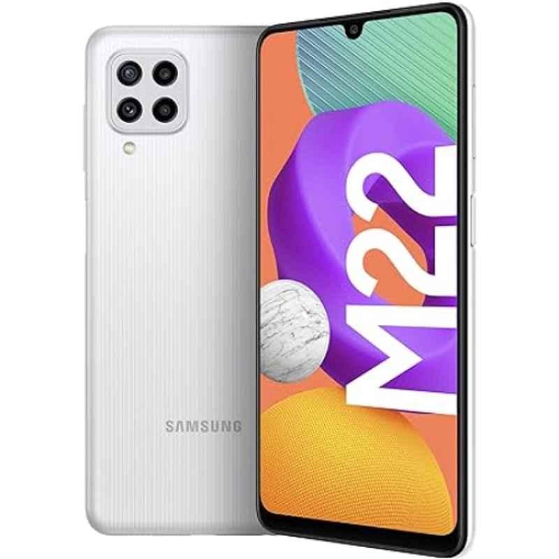Samsung Galaxy M22 6.4 inch 4GB/64GB 5000mAh White LTE Smartphone, SMM225