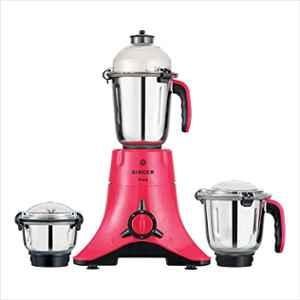 Singer Tiva 750W ABS Pink Mixer Grinder with 3 Jars