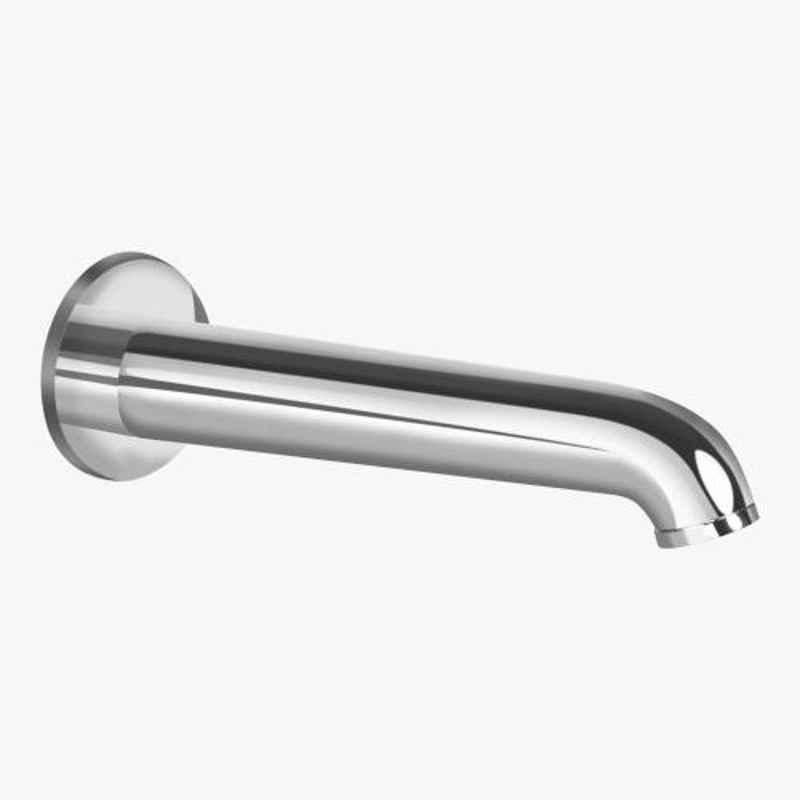 Kerovit Nucleus Silver Chrome Finish Bath Tub Spout with Flange, KB111016