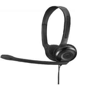 Sennheiser PC 3 Chat on-Ear Headphone with Mic, 504195