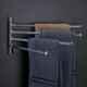 ZAP Swivel 4 Arm Stainless Steel Swivel Towel Rack for Bathroom