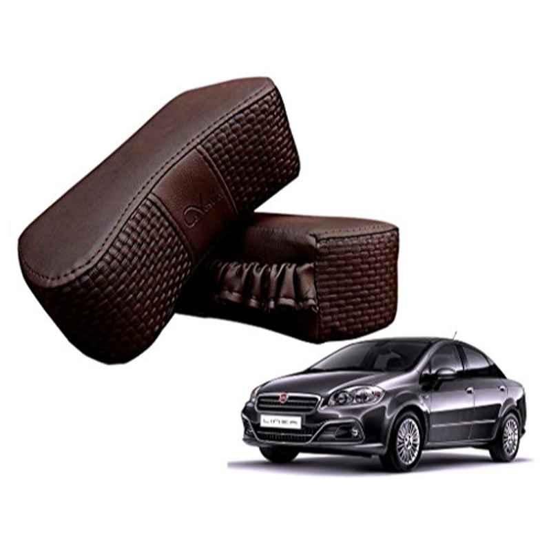 Kozdiko 2 Pcs Memory Foam Cola Neck Rest Cushion Pillow Set for Fiat Linea