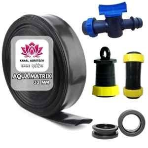 Kamal Agrotech 32mm 100m Hose Pipe with Tap, Joiner & Endcap
