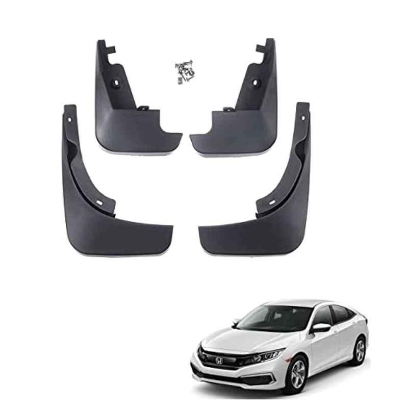 Kozdiko 4 Pcs O.E Type Custom Fit Front & Rear Mud Flap Set for Honda Civic (2019-Present)