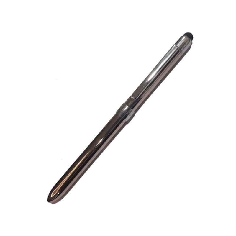 PENAC 3F 0.7mm Metal & Polyvinyl Chloride Blue Pen, TF0704SS-ET29T
