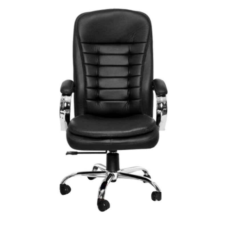 MRC Majesty Black Leatherette High Back Revolving Office Chair