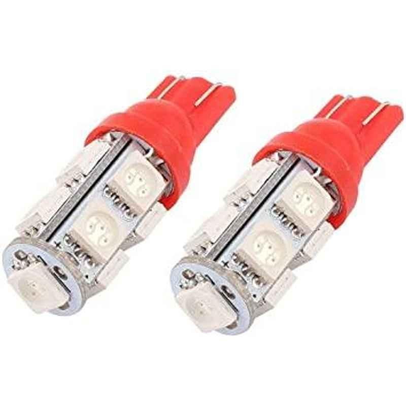 Meenu Arts 9 SMD (RED) LED Parking Bulb for Honda CB Shine SP(Pair / 12V)
