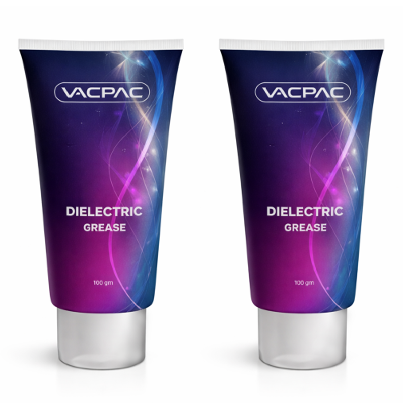 VACPAC 100g Dielectric Premium Silicone Grease for Electrical Protection & Sealing (Pack of 2)
