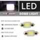 AllExtreme EXDL12L 2 Pcs 12 LED Dome COB SMD Parking White Light Set with Festoon Holder