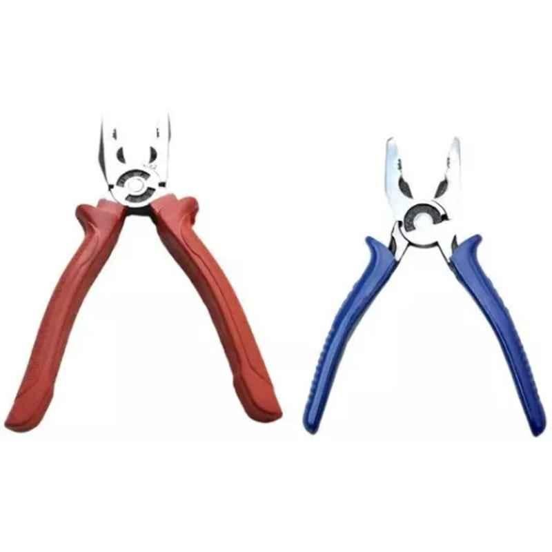 Sky Blue 2 Pcs 7.8 inch Lineman Plier Combo, SBE_PLIER_COMBO_MOD_00973