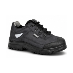 Coffer Safety Leather Black Steel Toe Mens Safety Shoes, 1336, Size: 11