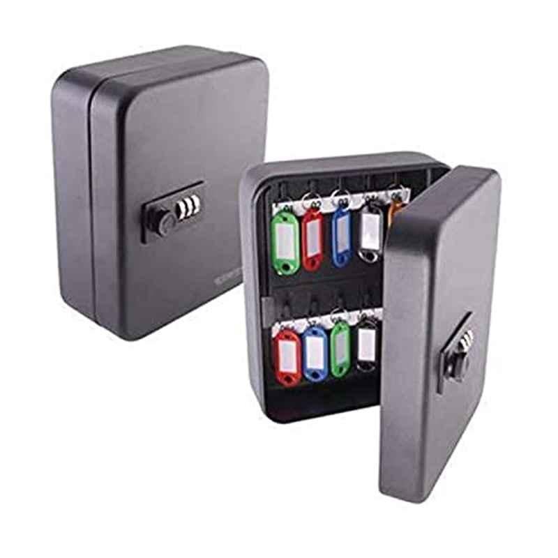 Robustline 24 Keys Metal Grey Storage Box with Combination Lock