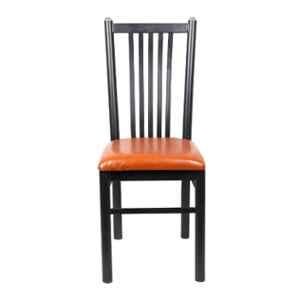 Rose Apollo Metal & Leatherette Butterscotch Dining Chair
