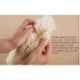 Krost 7 inch White Wool Polishing Pad for Angle Grinder