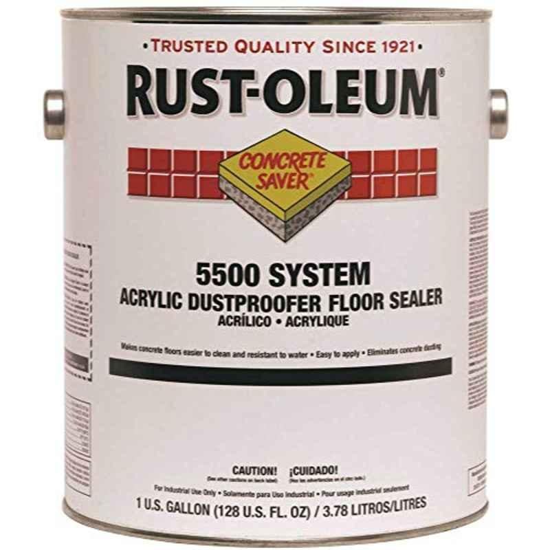 Rust-Oleum 3.78L White 5500 System Acrylic Dustproofer Floor Sealer, 251282