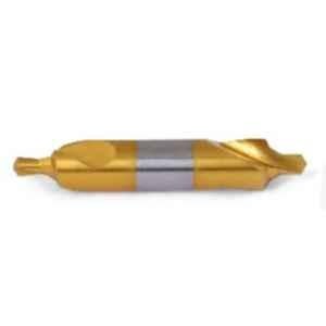 Rewo M2 TiN Coated HSS Centre Drill, Size: BS-3