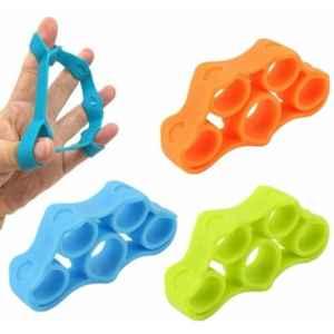 Shopeleven 3 Pcs Silicone Multicolour Finger Gripper Set
