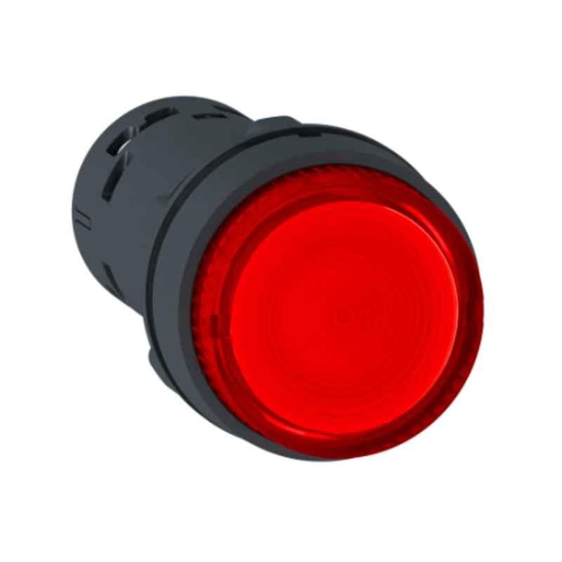 Schneider Harmony 24V AC/DC 1NO Red Led Illuminated Push Button, XB7NJ04B1