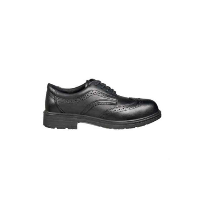 Safety Jogger Manager S3 Leather Composite Toe Black Safety Shoes, Size: 42