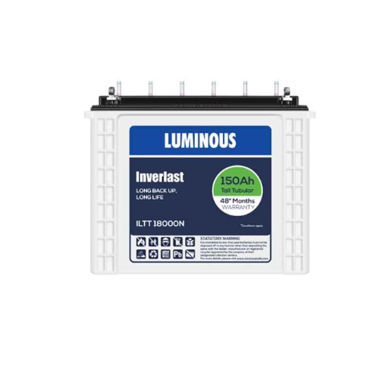 Luminous Inverlast 150Ah Tubular Battery, ILTT 18000N