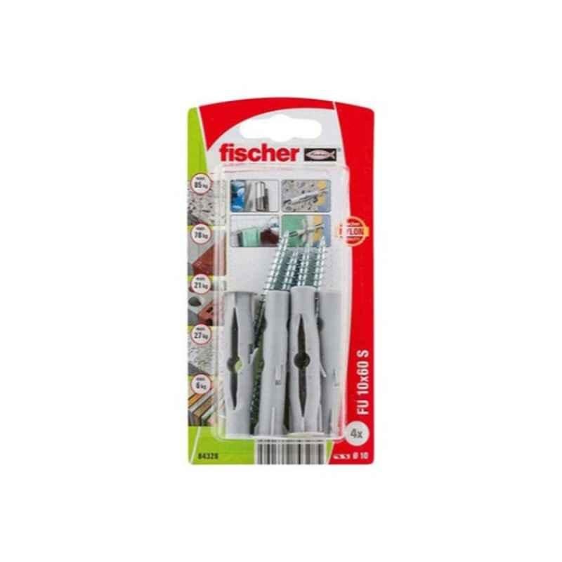 Fischer 84328 Grey Expansion Plug (Pack of 20)