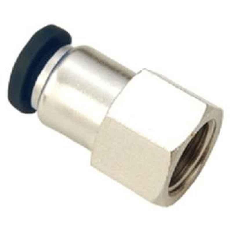 JELPC 1/2 Inch Straight Connector with Female Thread 12x1/2