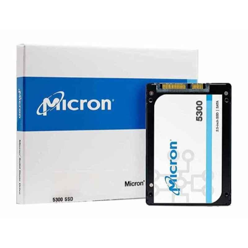 Micron 5300 MAX 3840GB SATA 2.5 inch (7mm) Non-SED Enterprise SSD (Single Pack), MTFDDAK3T8TDT-1AW1ZABYYR
