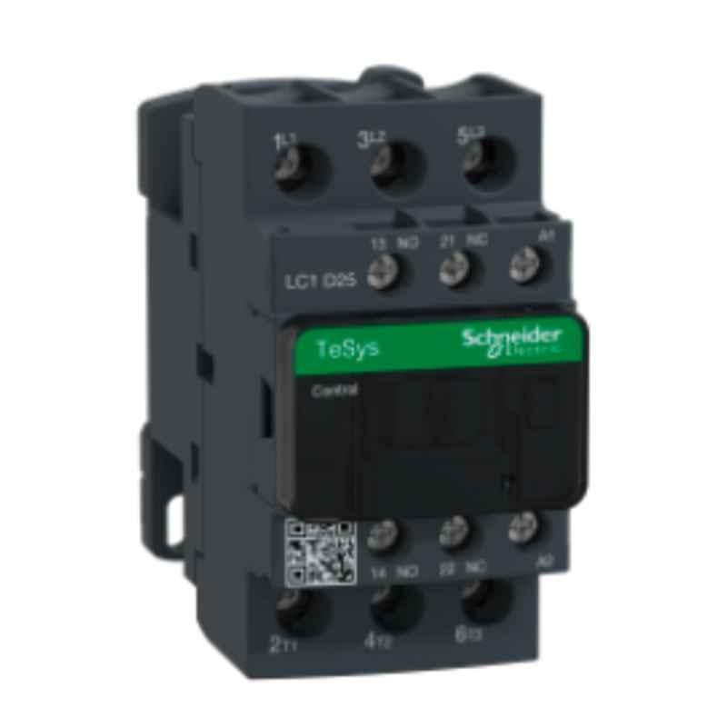 Schneider TeSys 25A 3 Pole D Contactor, LC1D25R7