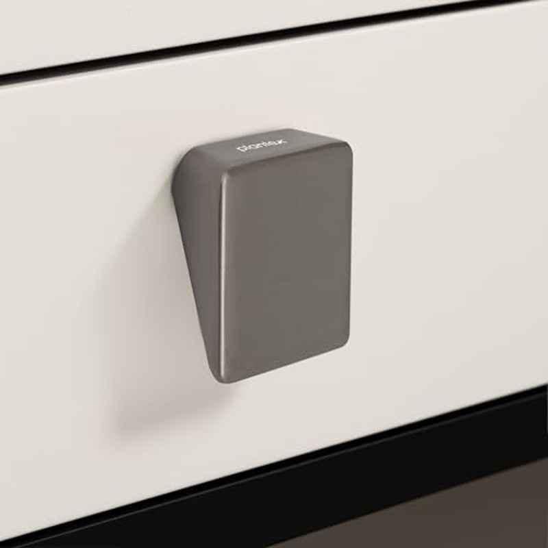Plantex Knobs for Drawers/Square Drawer Knobs for Cabinets/Pull-Push Knobs for Kitchen/Bedroom Drawer SH-331, Satin Black
