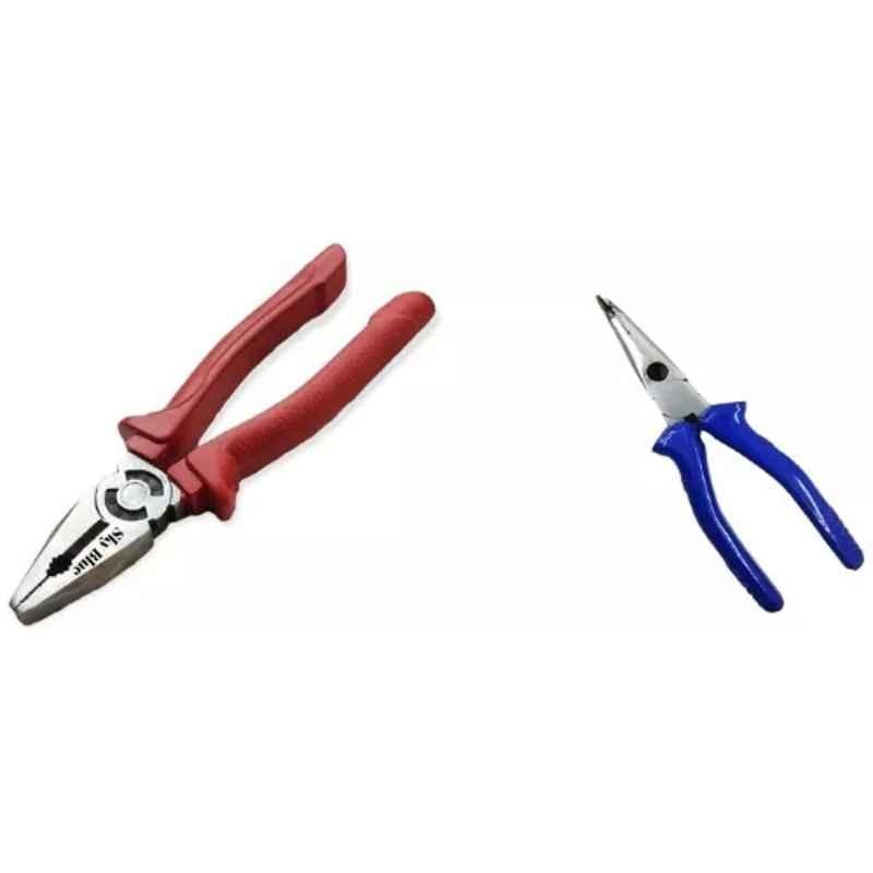 Sky Blue 2 Pcs 7.8 inch Groove Plier Combo, SBE_PLIER_COMBO_MOD_01233