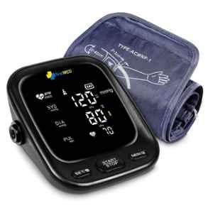 Firstmed Black Automatic Digital Talking Blood Pressure Monitor with Large Touch Screen & C-Type USB, FM-05