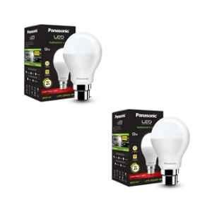 Panasonic 9W B22 Cool Day Light Rechargeable Emergency Inverter LED Bulb, PBUM13097 (Pack of 2)