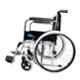 Medimove Ezee Lite Chrome Plated Self Propelled Wheelchair, M132A062-2, Load Capacity: 100 kg