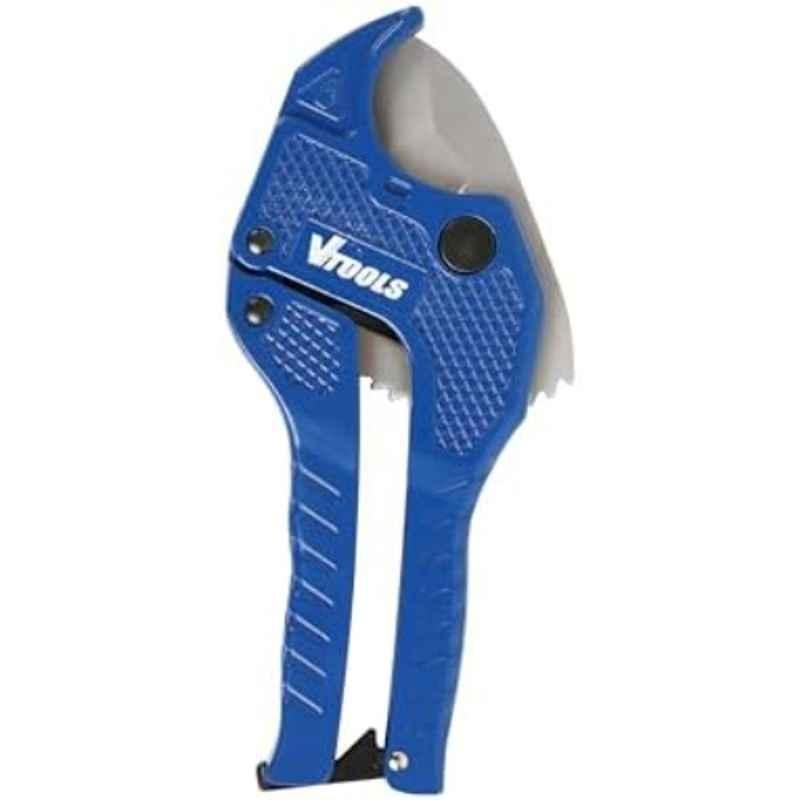 VTOOLS 42mm Stainless Steel & Aluminium Alloy Blue Lightweight PVC Tube Cutter, VT2239
