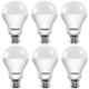 Eveready 9W 900lm B22D Cool Day White Round LED Bulb (Pack of 6)