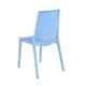 Supreme Lumina Premium Plastic Soft Blue Chair without arm (Pack of 2)