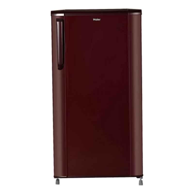 Haier 170L 2 Star Red Direct Cool Single Door Refrigerator with Stabilizer Free Operation, HED-17TBR