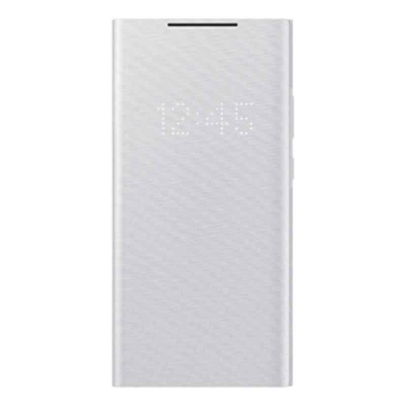 Samsung Silver Smart LED View Mobile Cover For Galaxy Note20 Ultra, EF-NN985